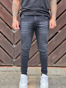 Calça Jeans Masculina Skinny Riscada Viego