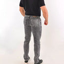 Calça Jeans Masculina Slim Fit Preta com Elastano