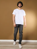 Calça Jeans Masculina Preta Com Elastano Viego