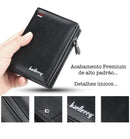 Carteira Masculina Vertical Moderna com Ziper